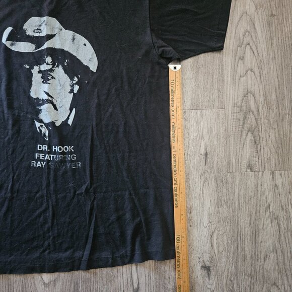 Vintage Dr. Hook Ray Sawyer Band Tour T-Shirt Black Hanes 50/50 – Men’s Large - Picture 6 of 9